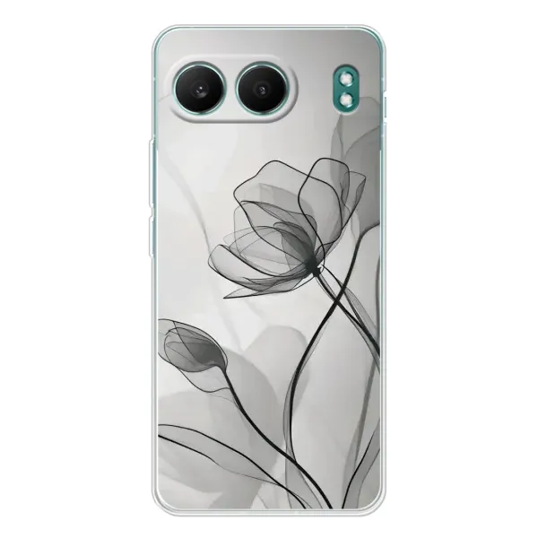 Чохол з принтом «Чорні квіти» для OnePlus Nord 4