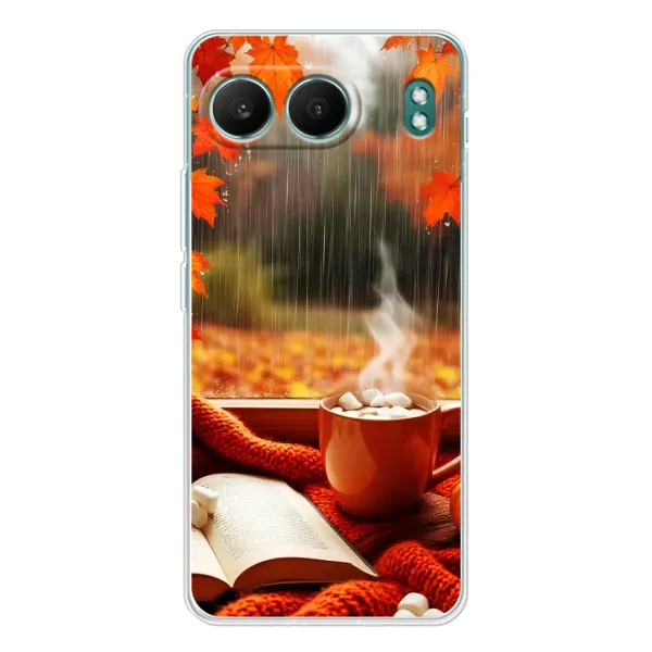 Чехол с принтом «Кофе и дождь» для OnePlus Nord 4