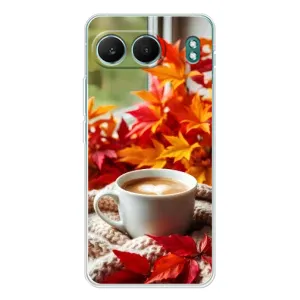 Чехол с принтом «Кофе и листья» для OnePlus Nord 4