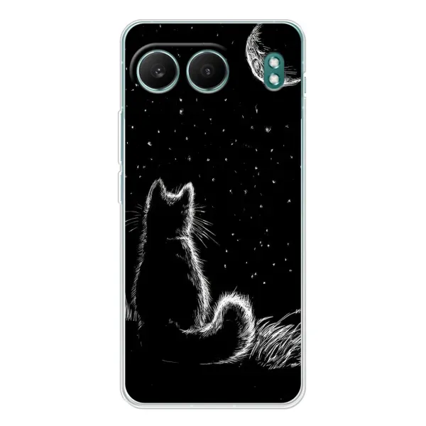 Чехол с принтом «Котик и луна» для OnePlus Nord 4 Чехол с принтом «Котик и луна» для OnePlus Nord 4