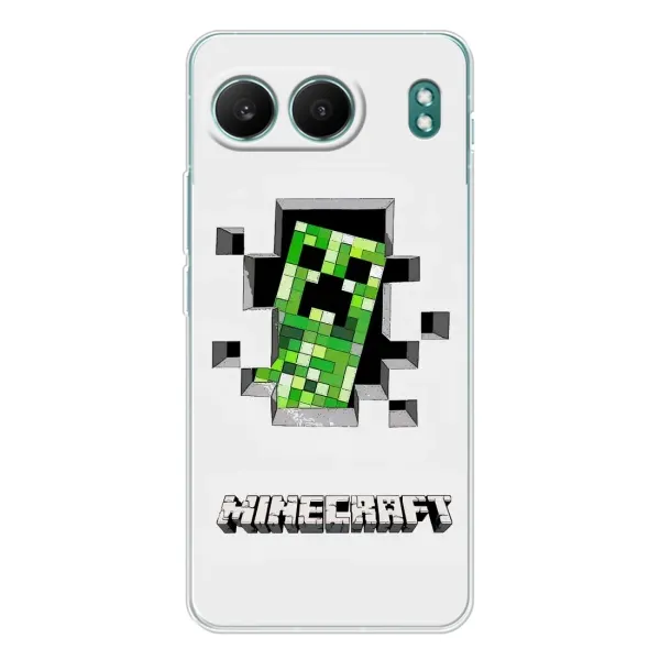 Чехол с принтом «крипер Майнкрафт» для OnePlus Nord 4