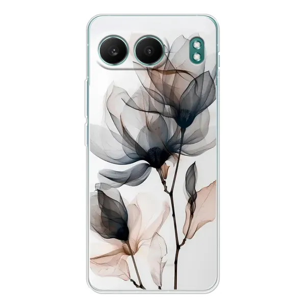 Чохол з принтом «Квіти на білому» для OnePlus Nord 4