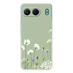 Чохол з квітковим принтом на OnePlus НоРД 4 (Квіти на зеленому)