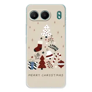 Рождественские, Праздничные Чехлы для ВанПлас Норд 4 (Merry Christmas)