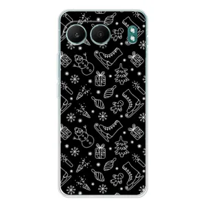 Новорічні, Святкові Чохли для OnePlus Nord 4 - 2024 год (Новорічний фон)