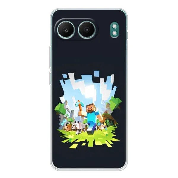 Чехол с принтом «персонажи Minecraft» для OnePlus Nord 4
