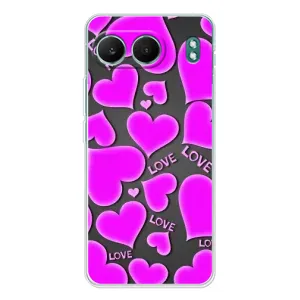 Чехлы для любимой на OnePlus НоРД 4 (VPrint) (Pink hearts)
