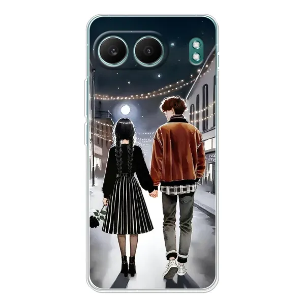 Чохол з принтом «Венздей та Тайлер» для OnePlus Nord 4 Чохол з принтом «Венздей та Тайлер» для OnePlus Nord 4