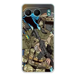 Чехлы с картинкой ЗСУ для OnePlus Nord 4 (AlphaPrint) (Воїн ЗСУ)