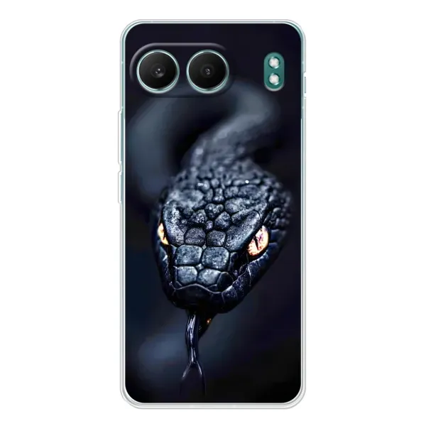 Чехол с принтом «Черная змея» для OnePlus Nord 4