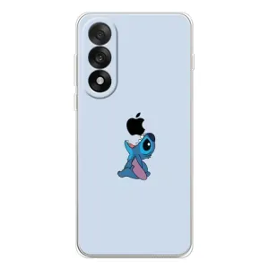 Чехол с принтом Стич на OnePlus Nord 5 (Stitch apple)