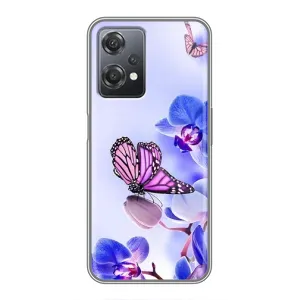 Чохли з квітами для OnePlus Nord CE 2 (5G) (IV2201) (VPrint) (Метелик на квітах)