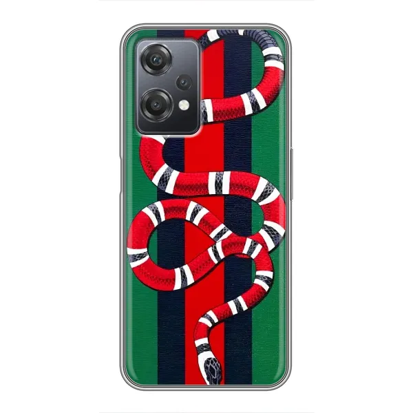 Чехол с принтом «Gucci змия» для OnePlus Nord CE 2 (5G) (IV2201)