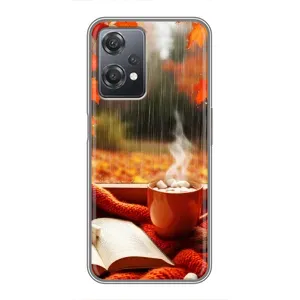 Чохол з унікальним дизайном 'Осінь з кавою' для OnePlus Nord CE 2 (5G) (IV2201) (Кава і дощ)