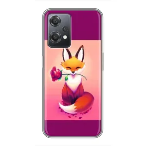 Чохли з картинкою Лисичка для OnePlus Nord CE 2 (5G) (IV2201) (VPrint) (Лиса з трояндою)