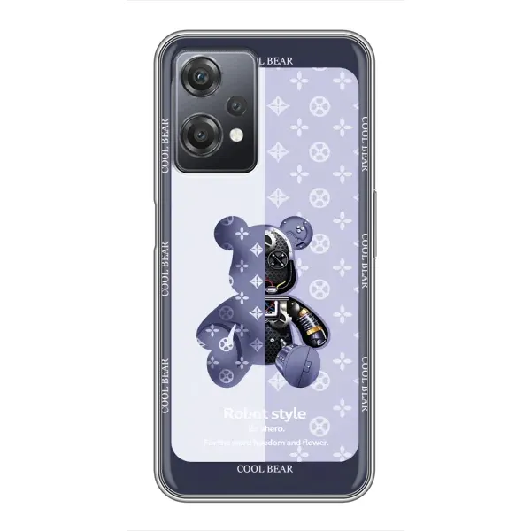 Чохол з принтом «Медведик LV» для OnePlus Nord CE 2 (5G) (IV2201)