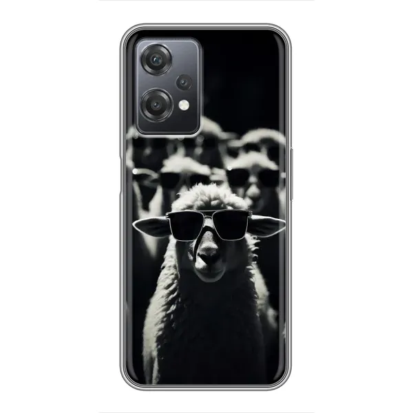 Чохол з принтом «Овечка в окулярах» для OnePlus Nord CE 2 (5G) (IV2201)