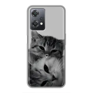 Чохол з малюнком кіт на OnePlus Nord CE 2 (5G) (IV2201) (Пара котів)