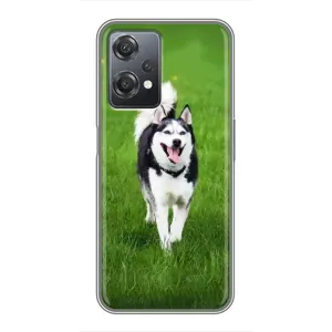 Чохол з Хаскі OnePlus Nord CE 2 (5G) (IV2201) - (AlphaPrint) (Радісний Хаскі)