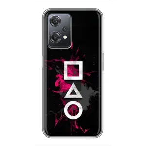 Чохол Гра в кальмара для OnePlus Nord CE 2 (5G) (IV2201) (Символи Гра кальмара)