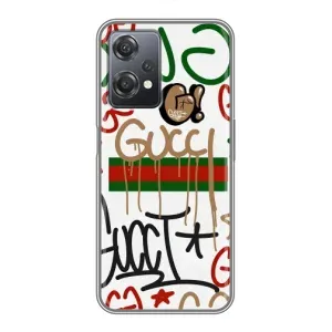 Бренднові Чохли для OnePlus Nord CE 2 (5G) (IV2201) - (PREMIUMPrint) (Стиль GUUCI)
