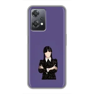 Чохли Венсдей на OnePlus Nord CE 2 (5G) (IV2201) Уенсдей (AlphaPrint) (Венздей у чорному)