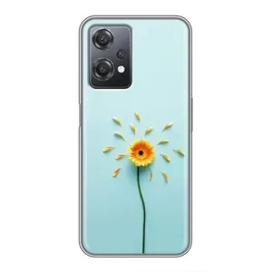 Чохли з квітами для OnePlus Nord CE 2 (5G) (IV2201) (VPrint) (Жовта квітка)