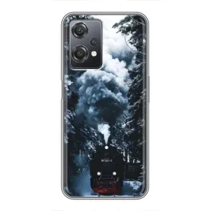Новорічні, Святкові Чохли для OnePlus Nord CE 2 (5G) (IV2201) - 2024 год (Зимовий потяг)
