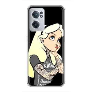 Чехол с печатью для OnePlus Nord CE 2 Lite 5G - (Мода) (AlphaPrint) (Девочка в тату)