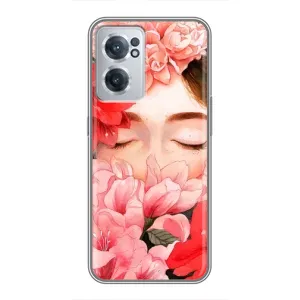 Чехлы (ART) Цветы на OnePlus Nord CE 2 Lite 5G (VPrint) (Очі в квітах)