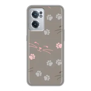 Чохол з малюнком кіт на OnePlus Nord CE 2 Lite 5G (Лапи і вуса)