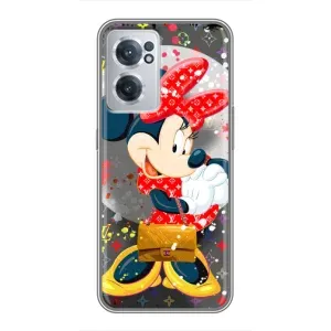 Чохол Disney Mouse OnePlus Nord CE 2 Lite 5G (PREMIUMPrint) (Minni з бантіком)