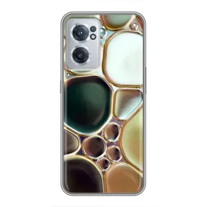 Мраморний чехол на OnePlus Nord CE 2 Lite 5G (VPrint) (Радужний Мрамор)