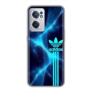 Чохли Адидас для OnePlus Nord CE 2 Lite 5G (AlphaPrint) (Синій Адідас)