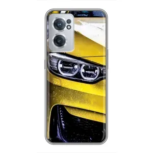 Чохли з Машинами на OnePlus Норд ЦЕ 2 Лайт 5Ж (VPrint) (Жовта машина)