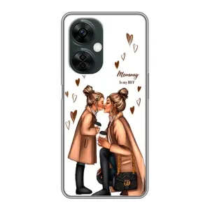 Чохол з друком для OnePlus Nord CE 3 Lite - (Мама з дитинкою) (AlphaPrint) (Донька і мама)