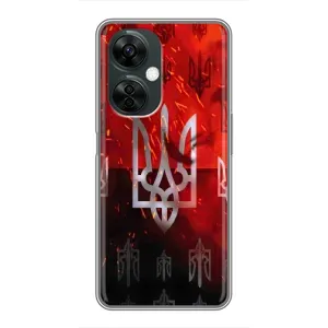 Украинские Чехлы для OnePlus Nord CE 3 Lite с картинкой УПА (AlphaPrint) (ГЕРБ УПА)