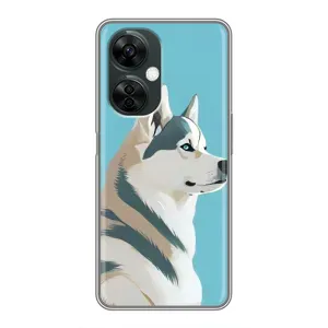 Чохол з Хаскі OnePlus Nord CE 3 Lite - (AlphaPrint) (Хаскі арт)