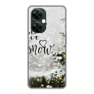 Новорічні, Святкові Чохли для OnePlus Nord CE 3 Lite - 2024 год (Let it snow)