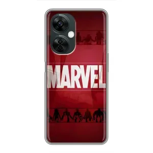 Чехол МАРВЕЛ для ВанПлас Норд СЕ 3 Лайт (AlphaPrint) (MARVEL)