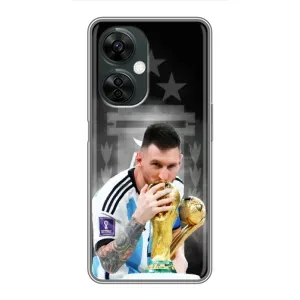 Чехлы для OnePlus Nord CE 3 Lite (Leo чемпион) (AlphaPrint) (Месси Чемпион)
