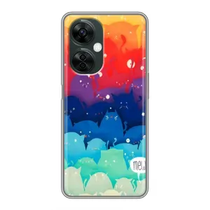 Чохол на OnePlus Норд СЕ 3 Лайт з Котиками (VPrint) (Mew)
