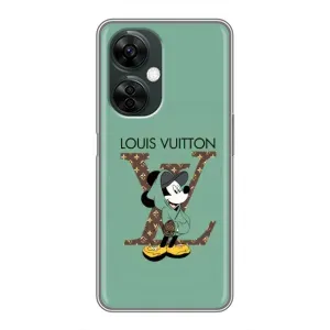 Чохли Луі Вітон для OnePlus Nord CE 3 Lite (AlphaPrint - LOUIS VUITTON) (Міккі Маус LV)