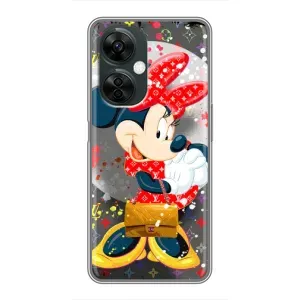 Чохол Disney Mouse OnePlus Nord CE 3 Lite (PREMIUMPrint) (Minni з бантіком)
