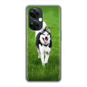 Чохол з Хаскі OnePlus Nord CE 3 Lite - (AlphaPrint) (Радісний Хаскі)