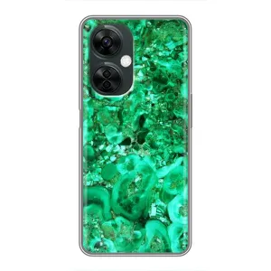 Мраморний чехол на OnePlus Nord CE 3 Lite (VPrint) (Салатовий Мрамор)