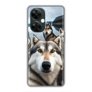 Чохол з Хаскі OnePlus Nord CE 3 Lite - (AlphaPrint) (Селфі Хаскі)