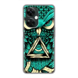 Чохол з пташками на OnePlus Nord CE 3 Lite (VPrint) (Сова з оком)