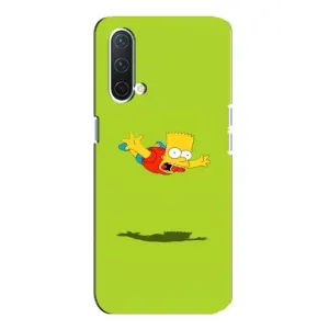 Чjхол з Сімпсонами для OnePlus Nord CE 5G (VPrint) (Барт Сімпсон)