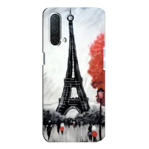 Чохол Ейфелева Вежа OnePlus Nord CE 5G - (AlphaPrint) (Вежа в Парижі)
